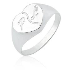 Anel Mindinho Dedinho Iniciais Letras Prata Pura A511 - MAEHLER, 15, P