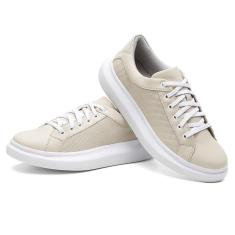 Tênis Casual Masculino Cadarço Liso Conforto Estilo Leve-Masculino
