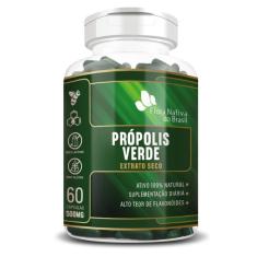 Própolis Verde Extrato Seco 500Mg 60 Cápsulas - Flora Nativa