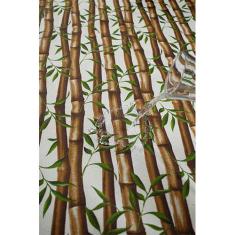 Tecido Impermeável Acqua Linea Bambu Bronze - 1,40M De Largura