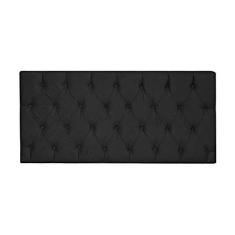 Cabeceira Painel Marcela Casal 140 cm Suede Preto - JRV Moveis
