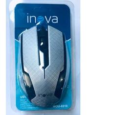 Mouse Óptico Com Fio USB 800Dpi - Inova MOU-6910 - Cor Preto
