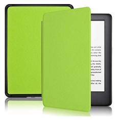 Capa Kindle Paperwhite 10ª geração à prova d'água - Função Liga/Desliga - Fechamento magnético - Cores (Verde Limão)