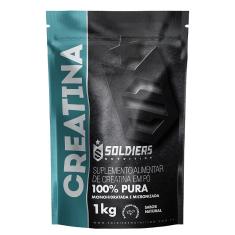 CREATINA MONOHIDRATADA 1KG - 100% PURA IMPORTADA - SOLDIERS NUTRITION 