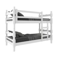 Beliche - Vira 2 Camas - Com Colchões Inclusos Porto Multimóveis Vcr4159 Branco