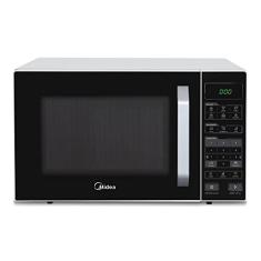 Forno Micro-ondas 35L Branco e Preto Midea 220V MXSA35P2