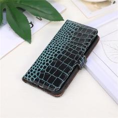 Capa carteira de couro camada para Samsung Galaxy S23 S22 S21 S20 Note20 Ultra Plus Padrão Capa magnética flip, verde, para S20 FE