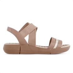 Sandália Feminina Modare Tiras Trançadas Conforto Creme 37