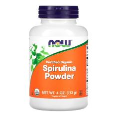 NOW Foods Spirulina em Pó 113g Orgânico Importado