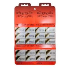 Lâmina De Barbear Aço Inox Gillette 60 Un - Wilkinson