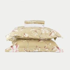 Jogo de Cama Solteiro Percal 400 Fios 3 Pçs  Estampado - Casa Di Valle