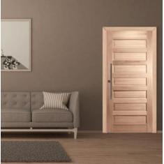 Porta de Madeira Folha 210cmx90cmx3cm Pe28 Esel