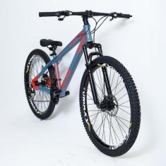 Bicicleta 26 vikingx 21v shimano - tuff x-35 - azul petróleo, Azul pet