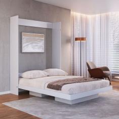 Cama Casal Vancouver Articulável Branco - Art In Móveis