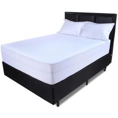 Lençol Impermeável 2 em 1 Protetor Colchão Queen 158x198x42cm Macio Antialérgico com Elástico bf Colchões