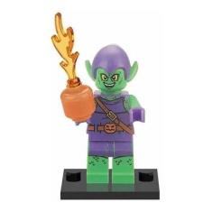 Boneco Blocos De Montar Duende Verde Clássico Homem Aranha
