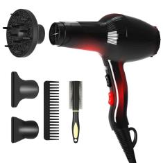 Secador de cabelo Conhaze Professional Ionic 2400W para cabelos cacheados