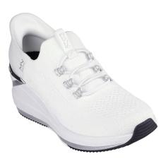 Skechers Tênis feminino The Triple Wedge-Dallis, Branco, 38