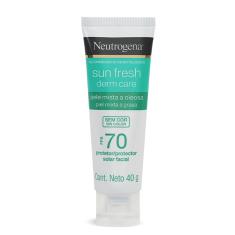Protetor Solar Facial Neutrogena Sun Fresh Oily Skin Sem Cor FPS 70 40g