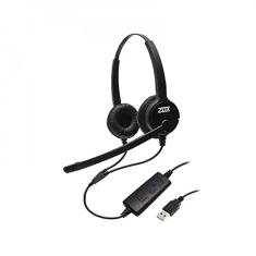 Fone de Ouvido Headset Zox Dh-80d Duplo Usb