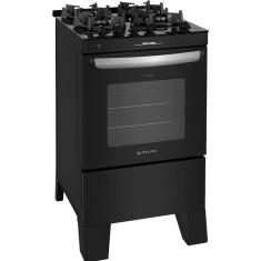 Fogão Atlas Agile Up Glass - 4 bocas - Preto