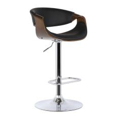 Banqueta Nicole Base Disco Rivatti Móveis Preto