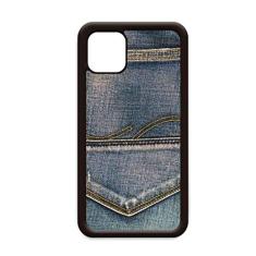 Capa de bolso jeans com forro de caubói para iPhone 12 Pro Max para Apple Mini Mobile Case