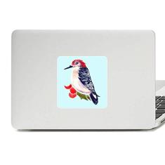 Adesivo de vinil pássaro magpie vermelho vermelho paster laptop decoração PC