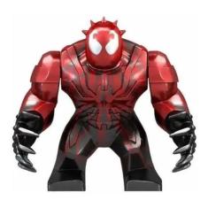 Boneco Big Blocos De Montar Grande Toxina Venom Aranha