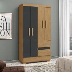 Guarda Roupas Coimbra 4 Portas 2 Gavetas - Aramóveis