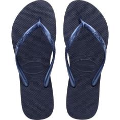 Chinelo havaianas feminino slim 39/0 marinho havaianas