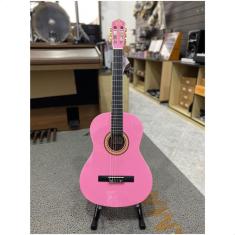 Violao Infantil Myth Acustico Nylon Mt34N Rosa