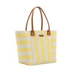 Bolsa De Ombro Feminina Palha Chenson 3184580 - Amarelo