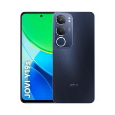 Smartphone Celular JOVI Y19s 256GB, 8GB RAM (4GB + 4GB Expansiva), Câmera Dupla 50MP, Tela 90Hz, Bateria 5500mAh, Carregamento Rápido 15W, Unisoc T612 Octa-Core 1.8GHz, IP64, Android 15, Preto Safira