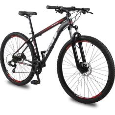 Bicicleta aro 29 KRW Alumínio 24 Vel Marchas Freio a Disco Suspensão dianteira Mountain Bike X32-Unissex