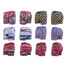 Kit 8 Cuecas Boxer Somellos Microfibra Masculina Estampada