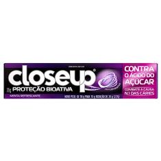 Close Up Creme Dental Menta Refrescante Com Flúor Closeup Proteção Bioativa Contra O Ácido Do Açúcar Caixa 70G