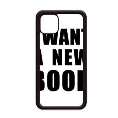 Capa I Want A New Book para iPhone 12 Pro Max para Apple Mini Mobile Case Shell