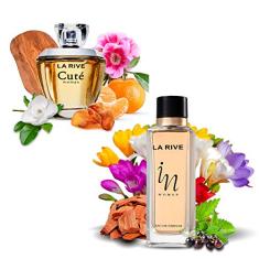Kit 2 Perfumes Femininos La Rive Cuté 100Ml + In Woman 90ml
