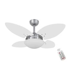 Ventilador Volare Mini Petalo Branco 220V e Controle Remoto