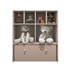 Estante Nicho Organizador de Brinquedos Infantil em MDF PlanCasa