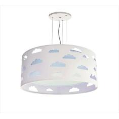 Lustre Pendente Nuvens Duplo Com Recortes 30x16 - Tom luz, Pendente, 3