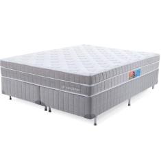 Cama Box com Colchão King Premium Molas Ensacadas com Espuma D33 Astro