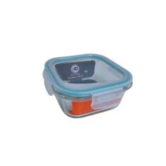 Pote De Vidro Hermetico Quadrado 520 Ml - Ad