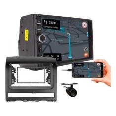 Kit central multimidia mp5 7 pol câmera de ré siena strada palio 2008 