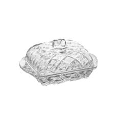 LYOR - Manteigueira de Cristal Deli Diamond 17cm x 10,5cm x 8cm