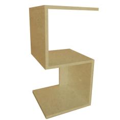 Mesa De Cabeceira Em S Em Mdf  Natural [F031]