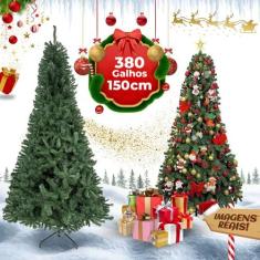 Árvore de Natal Dinamarca Verde 150cm 380 Galhos Magizi - YANGZI, VERD