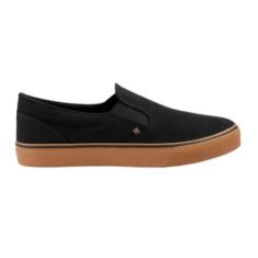 Tenis Ad Unissex Casual Yatch Slip on Lona Sola Rdl3016 104 Randall Preto/Crepe 36