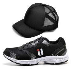 Tênis Masculino Ousy Esportivo Academia Corrida Confortável com Boné-Masculino